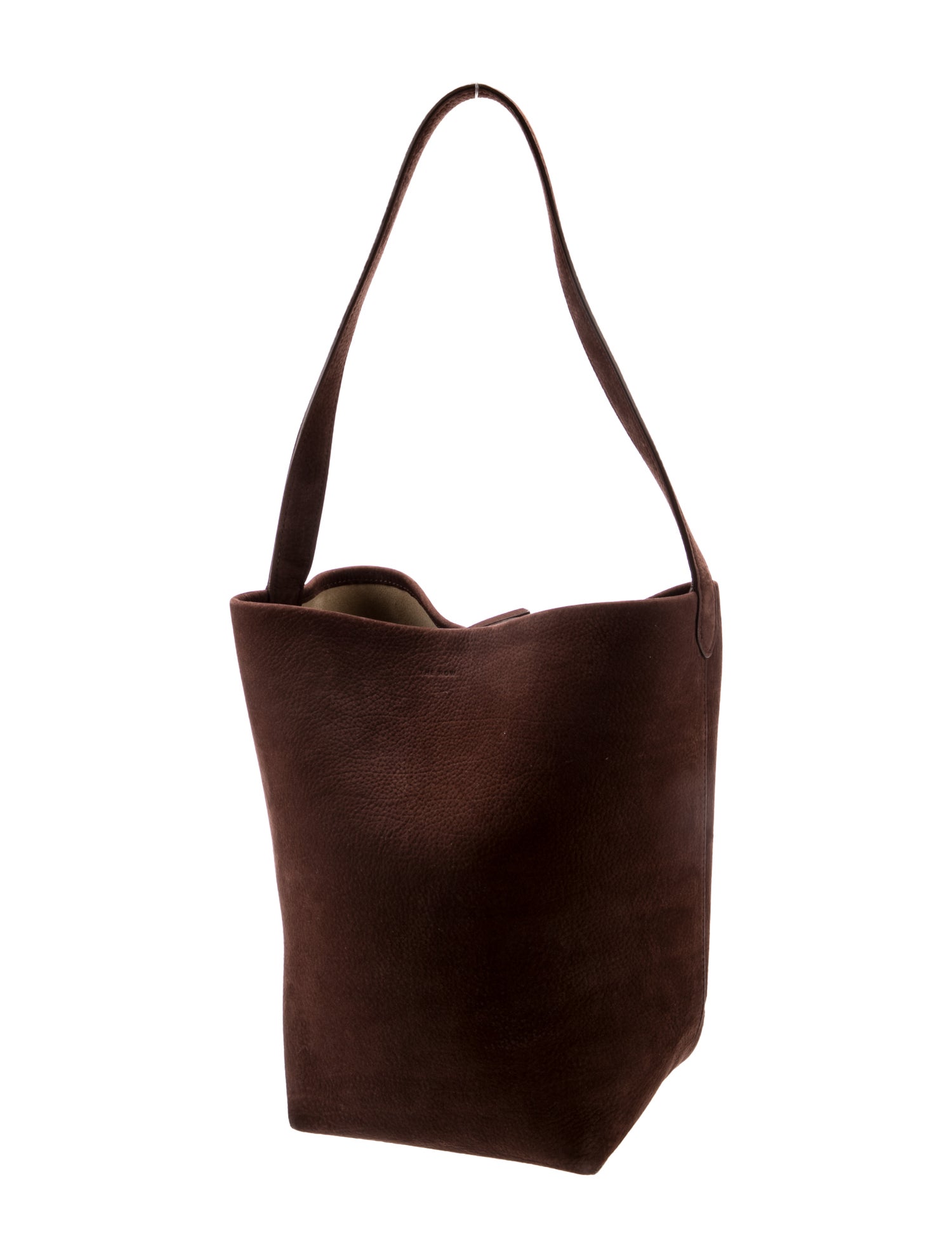 The Row Suede Bucket Bag
